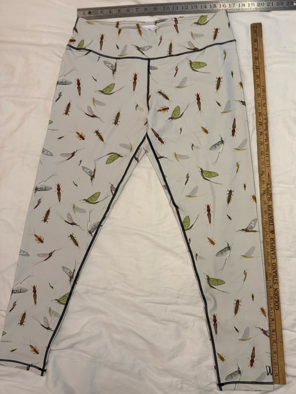 High-Rise Leggings with Nature Print